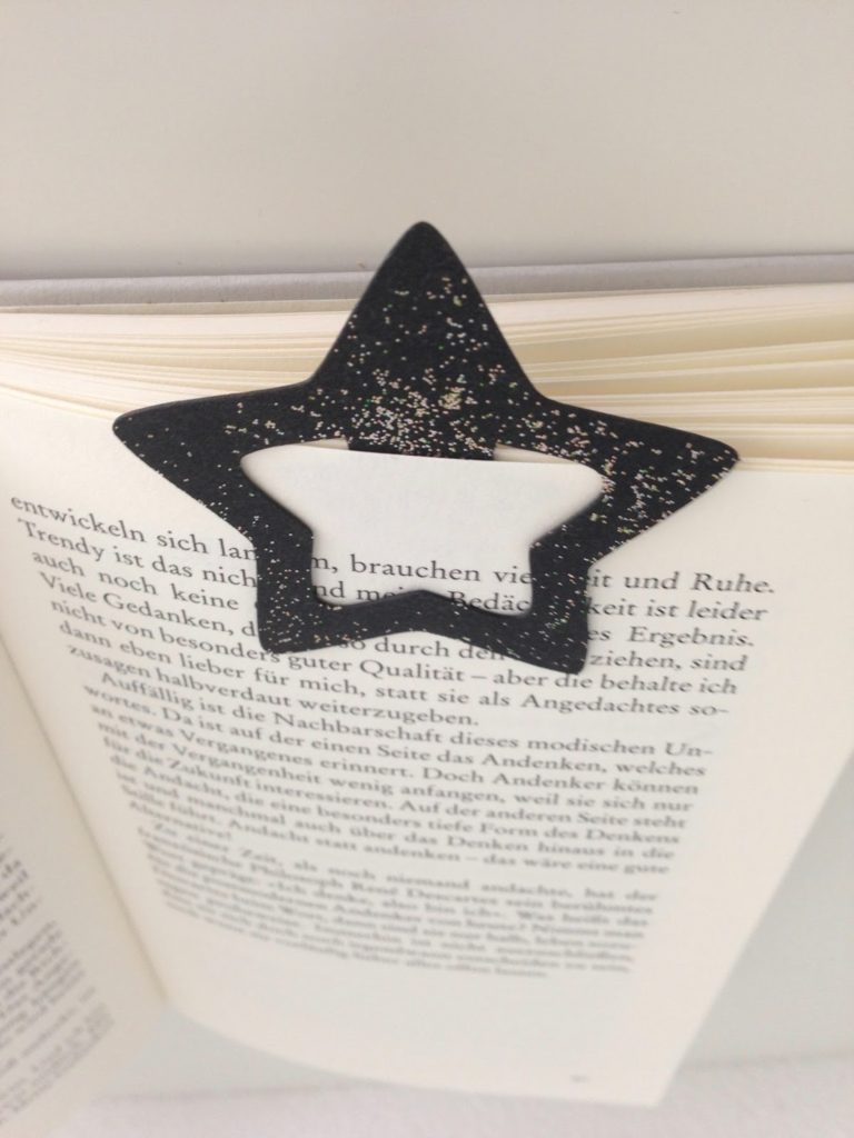 mit Strich und Faden: Lesezeichen Stern aus SnapPap
